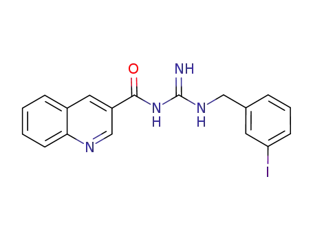N-(3-iodobenzyl)-N'-(3-carbonyl-quinoline)guanidine