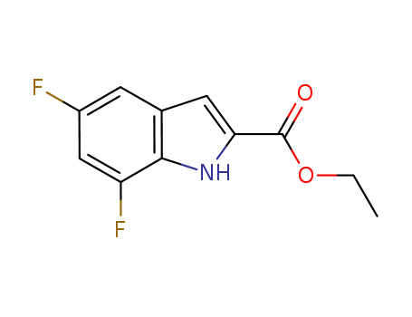 5,7-DIFLUORO-2-INDOLECARBOXYLIC ACID ETHYL ESTER