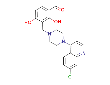 3-[4-(7-chloroquinolin-4-yl)piperazin-1-ylmethyl]-2,4-dihydroxybenzaldehyde