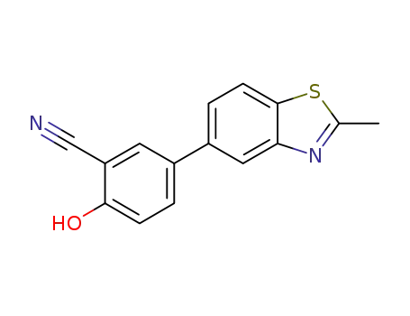 2-hydroxy-5-(2-methylbenzo[d]thiazol-5-yl)benzonitrile