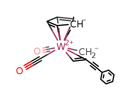 CpW(CO)2(η(3)-2-(phenylethynyl)allyl)