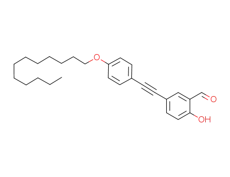 5-(4-dodecyloxy-phenylethynyl)-2-hydroxy-benzaldehyde