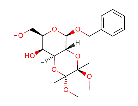 benzyl 2,3-O-[(2R,3R)-2,3-dimethoxybutane-2,3-diyl]-β-D-galactopyranoside