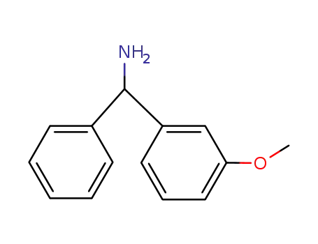 Molecular Structure of 752924-21-3 ((3-methoxyphenyl)(phenyl)methylamine)