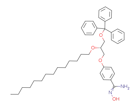 (S)-3-O-[4-(N-hydroxylamidino)phenyl]-2-O-tetradecyl-1-O-triphenylmethylglycerol