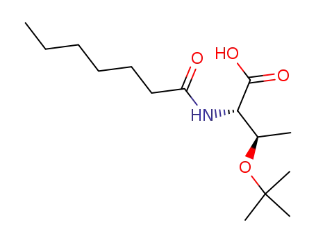 (2S,3R)-3-tert-Butoxy-2-heptanoylamino-butyric acid
