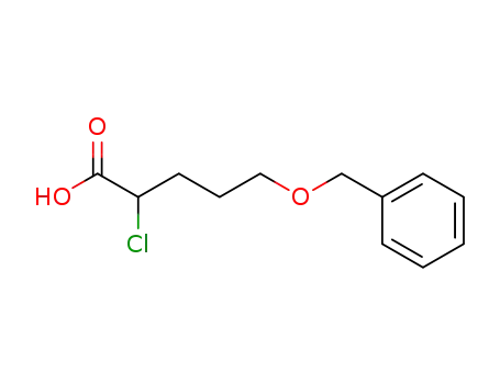 Pentanoic acid, 2-chloro-5-(phenylmethoxy)-