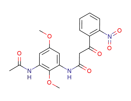 3-acetamido-2,5-dimethoxy-2-(nitrobenzoyl)-acetanilide