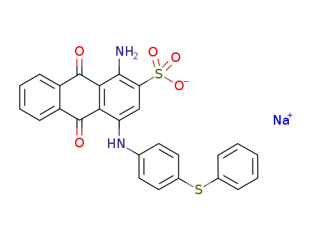 sodium 1-amino-4-(4-phenylthiophenylamino)-9,10-dioxo-9,10-dihydroanthracene-2-sulfonate