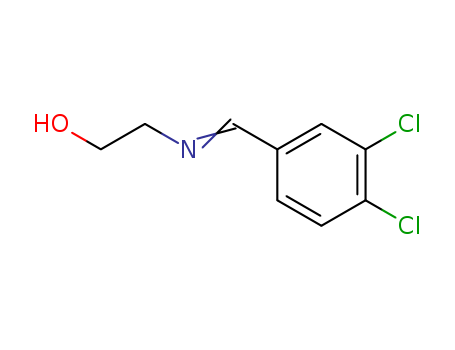 2-[(3,4-dichlorophenyl)methylideneamino]ethanol cas  73927-26-1