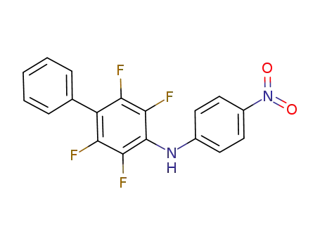 Molecular Structure of 1242434-90-7 (N-(2,3,5,6-tetrafluoro-1,1'-biphenyl)-4-nitrobenzenamine)