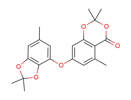 2,2,5-trimethyl-7-(2,2,6-trimethylbenzodioxol-4-yloxy)-4H-1,3-benzodioxin-4-one
