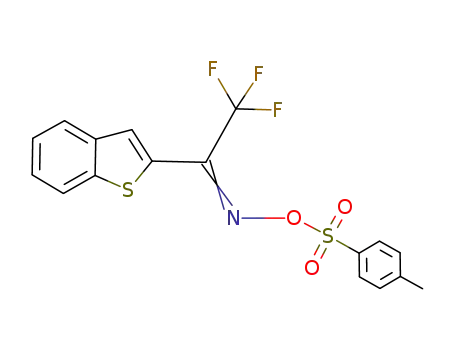 2-benzothienyl trifluoromethyl ketone O-tosyl oxime