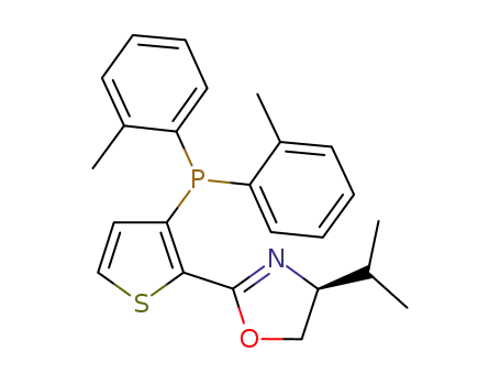 (S)-2-[3-(di-o-tolylphosphanyl)thiophen-2-yl]-4-isopropyl-4,5-dihydrooxazole