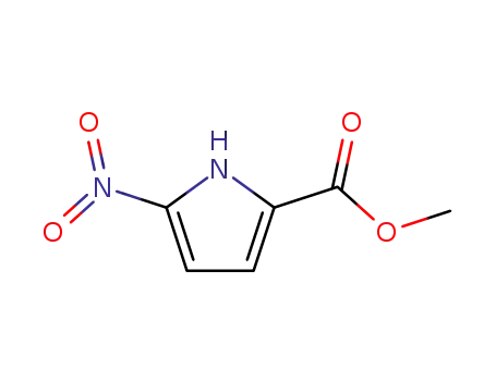 Molecular Structure of 13138-73-3 (2-(Methoxycarbonyl)-5-nitro-1H-pyrrole)