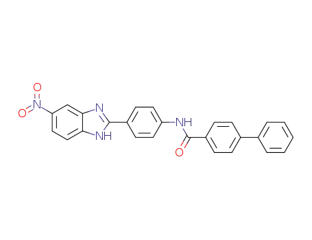 biphenyl-4-carboxylic acid [4-(5-nitro-1<i>H</i>-benzoimidazol-2-yl)-phenyl]-amide