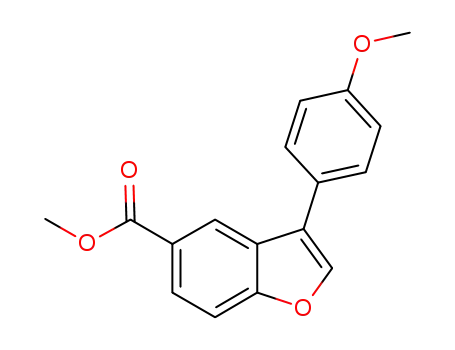 methyl 3-(4-methoxyphenyl)-1-benzofuran-5-carboxylate