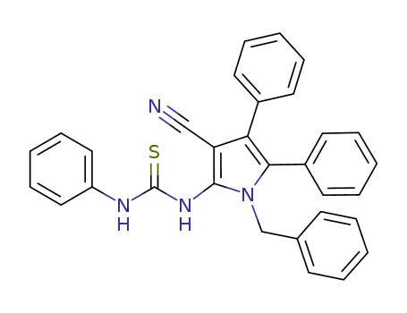 1-(1-benzyl-3-cyano-4,5-diphenyl-1H-pyrrol-2-yl)-3-phenylthiourea