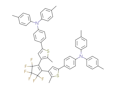 1,2-bis(5-{4-[N,N-bis(4-methylphenyl)amino]phenyl}-2-methylthiophen-3-yl)-3,3,4,4,5,5-hexafluorocyclopentene