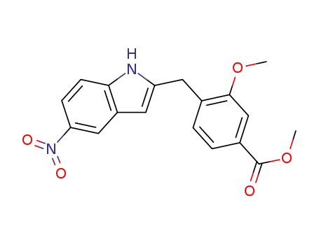 methyl 3-methoxy-4-[(5-nitroindol-2-yl)methyl]benzoate
