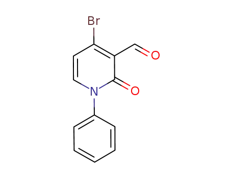 4-bromo-2-oxo-1-phenyl-1,2-dihydropyridine-3-carbaldehyde