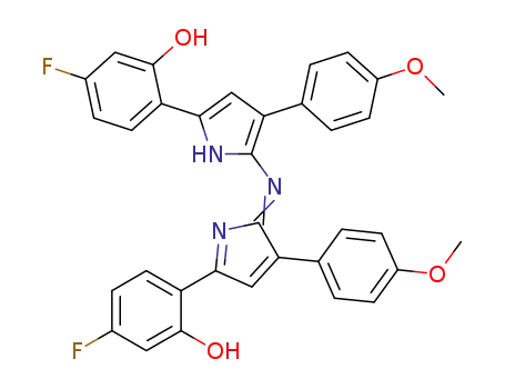 [5-(4-fluoro-2-hydroxyphenyl)-3-(4-methoxyphenyl)-1H-pyrrol-2-yl]-[5-(4-fluoro-2-hydroxyphenyl)-3-(4-methoxyphenyl)-pyrrol-2-ylidene]amine