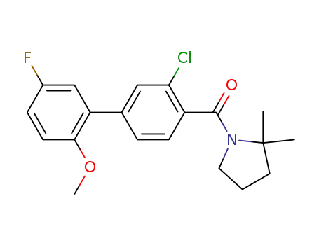 1-[(3-Chloro-5'-fluoro-2'-methoxybiphenyl-4-yl)carbonyl]-2,2-dimethylpyrrolidine