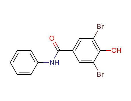 3,5-dibromo-4-hydroxy-N-phenyl-benzamide cas  91805-70-8