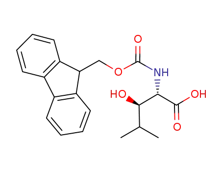 Molecular Structure of 1217833-77-6 (FMOC-(2R,3S)-2-AMINO-3-HYDROXY-4-METHYLPENTANOIC ACID)