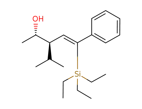 (-)-(Z,2S,3R)-3-(isopropyl)-5-phenyl-5-(triethylsilyl)pent-4-en-2-ol