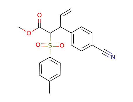 methyl 3-(4-cyanophenyl)-2-tosylpent-4-enoate
