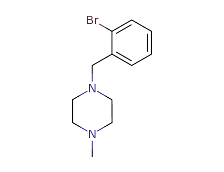 Molecular Structure of 91560-85-9 (1-(3-Bromobenzyl)-4-methylpiperazine)