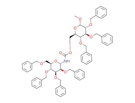 methyl 2,3,4-tri-O-benzyl-6-O-[(N-2,3,4,6-tetra-O-benzyl-α-D-mannopyranosyl)carbamoyl]-α-D-glucopyranoside
