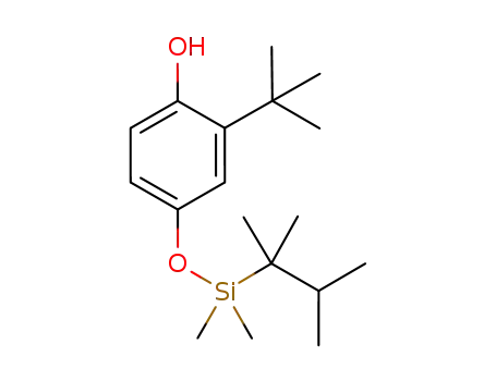 Molecular Structure of 943790-10-1 (2-tert-butyl-4-thexyldimethylsilanyloxyphenol)