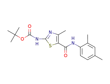 Carbamic acid,
[5-[[(2,4-dimethylphenyl)amino]carbonyl]-4-methyl-2-thiazolyl]-,
1,1-dimethylethyl ester