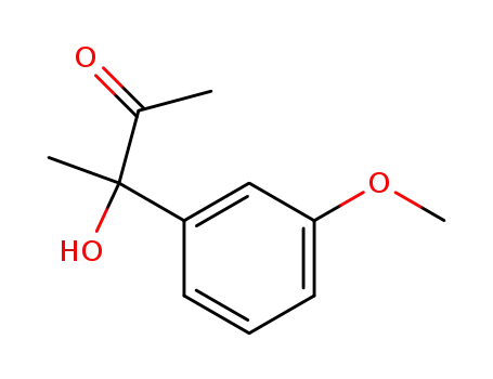 Molecular Structure of 104296-21-1 (2-Butanone, 3-hydroxy-3-(3-methoxyphenyl)-)