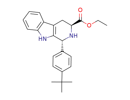 trans-1-(4-tert-butyl-phenyl)-1,2,3,4-tetrahydro-9H-β-carboline-3-carboxylic acid ethyl ester