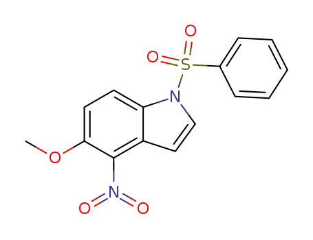 5-methoxy-4-nitro-1-(phenylsulfonyl)-1H-indole