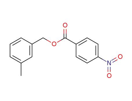 Molecular Structure of 53218-08-9 (4-Nitrobenzoic acid 3-methylbenzyl ester)