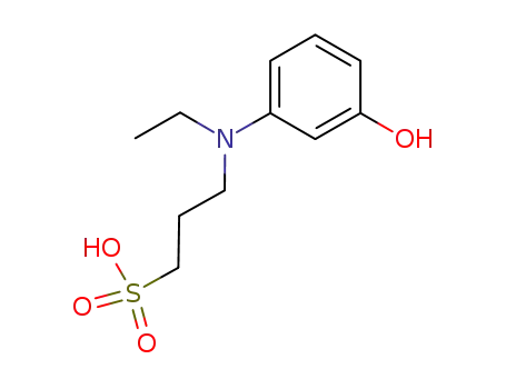 Molecular Structure of 83489-61-6 (1-Propanesulfonic acid, 3-[ethyl(3-hydroxyphenyl)amino]-)