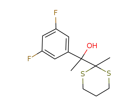 1-(3,5-difluoro-phenyl)-1-(2-methyl-[1,3]dithian-2-yl)-ethanol