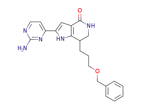 2-(2-aminopyrimidin-4-yl)-7-(3-benzyloxypropyl)-1,5,6,7-tetrahydropyrrolo[3,2-c]pyridin-4-one