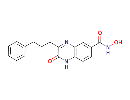 1,2-dihydro-N-hydroxy-2-oxo-3-(3-phenylpropyl)-6-quinoxalinecarboxamide