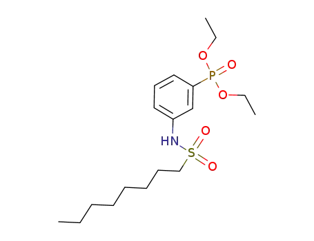 diethyl 3-(n-octylsulfonamido)phenylphosphonate