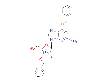 [3-(2-amino-6-benzyloxy-purin-9-yl)-7-benzyloxy-2-oxa-5-aza-bicyclo[2.2.1]hept-1-yl]-methanol