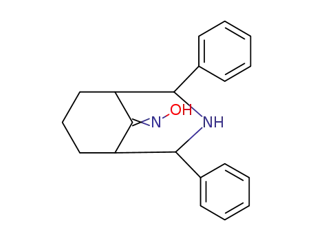 Molecular Structure of 65850-73-9 (N-hydroxy-2,4-diphenyl-3-azabicyclo[3.3.1]nonan-9-imine)