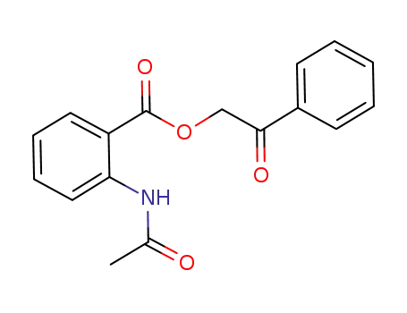 Molecular Structure of 461414-80-2 (2-oxo-2-phenylethyl 2-acetylaminobenzoate)