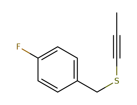 4-fluorobenzyl 1-propynyl sulfide