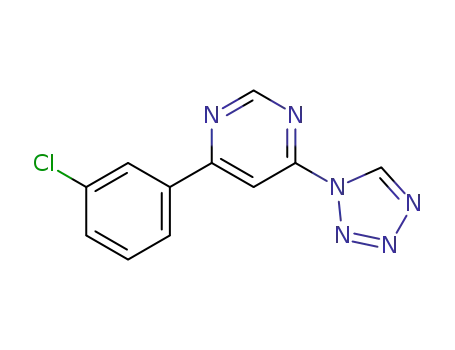 C<sub>11</sub>H<sub>7</sub>ClN<sub>6</sub>