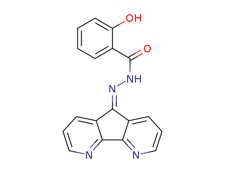 Molecular Structure of 301669-06-7 (4,5-diazafluorene-9-one salicyloylhydrazone)